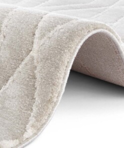 Design Vloerkleed Rouen Elle Decoration - grijs/crème - close up, thumbnail