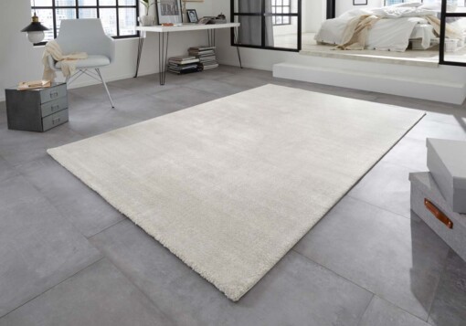 Design vloerkleed Vanves Elle Decoration - beige/crème - sfeer