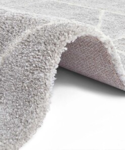 Design vloerkleed Arles Elle Decoration - grijs/crème - close up, thumbnail Design vloerkleed Arles Elle Decoration - grijs/crème - close up, thumbnail