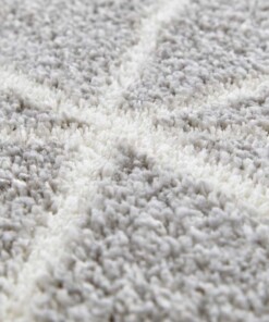 Design vloerkleed Arles Elle Decoration - grijs/crème - close up, thumbnail Design vloerkleed Arles Elle Decoration - grijs/crème - close up, thumbnail