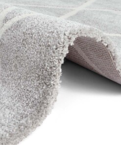 Design vloerkleed Lunel Elle Decoration - grijs/crème - close up, thumbnail