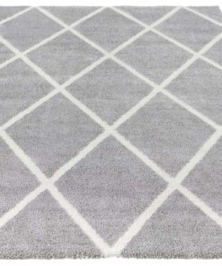 Design vloerkleed Lunel Elle Decoration - grijs/crème - overzicht schuin, thumbnail