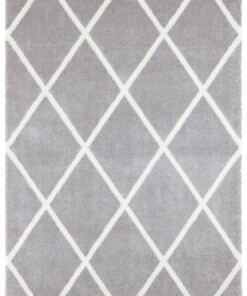 Design vloerkleed Lunel Elle Decoration - grijs/crème - overzicht boven, thumbnail