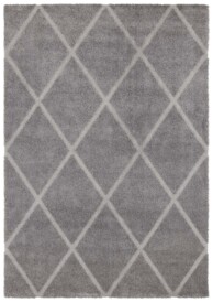 Design vloerkleed Lunel Elle Decoration - grijs/zilver - overzicht boven, thumbnail