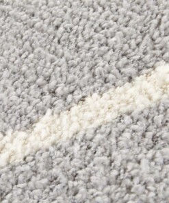 Design vloerkleed Vienne Elle Decoration - grijs/crème - close up, thumbnail