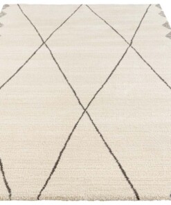 Design vloerkleed Beaune Elle Decoration - crème/grijs - overzicht schuin, thumbnail