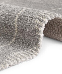 Design vloerkleed Beaune Elle Decoration - grijs/crème - close up, thumbnail