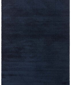 Design vloerkleed Loos Elle Decoration - donkerblauw - overzicht boven