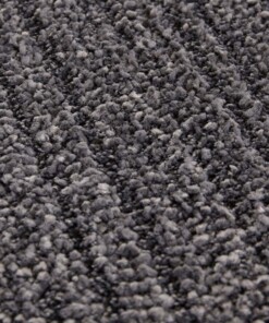 Design vloerkleed Loos Elle Decoration - antraciet - close up, thumbnail