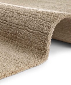 Design vloerkleed Loos Elle Decoration - beige/bruin - close up, thumbnail