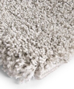 Hoogpolig vloerkleed Bron Elle Decoration - zilver/antraciet - close up, thumbnail