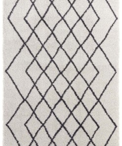 Hoogpolig vloerkleed Bron Elle Decoration - zilver/antraciet - overzicht boven, thumbnail