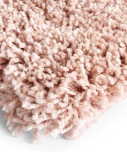 Scandinavisch vloerkleed Elle Decoration Abbe - roze/crème - close up, thumbnail