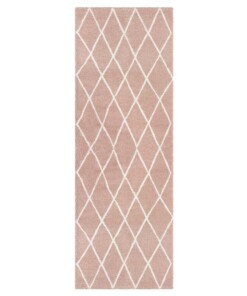 Loper Scandinavisch Abbe Elle Decoration - roze/crème - overzicht boven, thumbnail