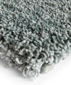 Scandinavisch vloerkleed Elle Decoration Abbe - groen/crème - close up, thumbnail