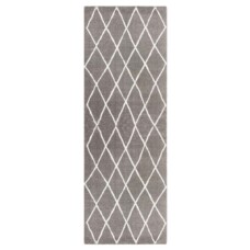 Loper Scandinavisch Abbe Elle Decoration - grijs/crème - overzicht boven, thumbnail Loper Scandinavisch Abbe Elle Decoration - grijs/crème - overzicht boven, thumbnail