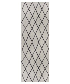 Loper Scandinavisch Abbe Elle Decoration - zilver/antraciet - overzicht boven, thumbnail