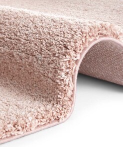Hoogpolig vloerkleed Orly Elle Decoration - roze - close up, thumbnail