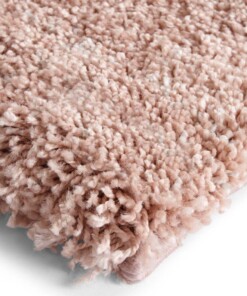 Hoogpolig vloerkleed Orly Elle Decoration - roze - close up, thumbnail