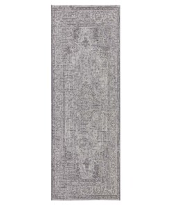 Loper binnen & buiten Cenon Elle Decoration - grijs - overzicht boven