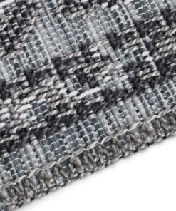 Loper binnen & buiten Cenon Elle Decoration - blauw - close up, thumbnail