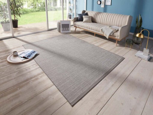 Binnen & buiten vloerkleed Lens Elle Decoration - grijs - sfeer