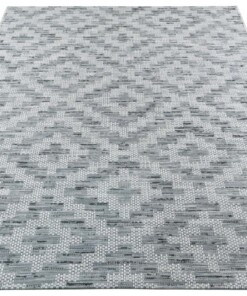 Binnen & buiten vloerkleed Creil Elle Decoration - blauw/crème - overzicht schuin, thumbnail Binnen & buiten vloerkleed Creil Elle Decoration - blauw/crème - overzicht schuin, thumbnail