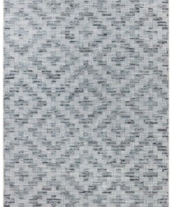 Binnen & buiten vloerkleed Creil Elle Decoration - blauw/crème - overzicht boven, thumbnail Binnen & buiten vloerkleed Creil Elle Decoration - blauw/crème - overzicht boven, thumbnail