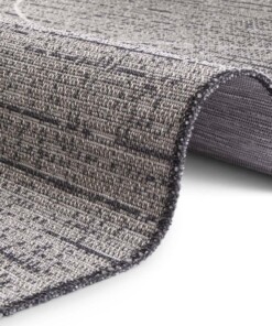 Loper binnen & buiten Blois Elle Decoration - grijs/antraciet - close up, thumbnail