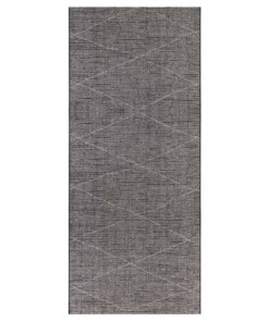 Loper binnen & buiten Blois Elle Decoration - grijs/antraciet - overzicht boven, thumbnail