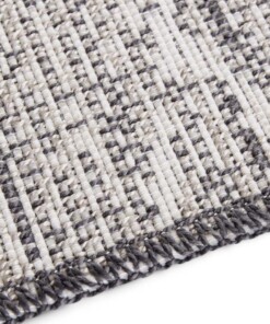 Binnen & buiten vloerkleed Blois Elle Decoration - crème/antraciet - close up, thumbnail Binnen & buiten vloerkleed Blois Elle Decoration - crème/antraciet - close up, thumbnail