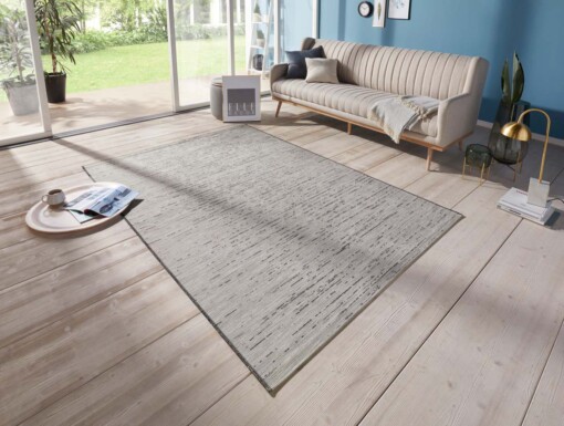 Binnen & buiten vloerkleed Laval Elle Decoration - grijs - sfeer