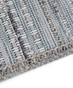 Loper binnen & buiten Laval Elle Decoration - blauw/antraciet - close up, thumbnail Loper binnen & buiten Laval Elle Decoration - blauw/antraciet - close up, thumbnail