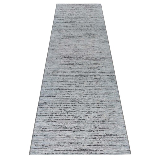 Loper binnen & buiten Laval Elle Decoration - blauw/antraciet - overzicht boven