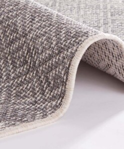 Binnen & buiten vloerkleed Maui - grijs/creme - close up, thumbnail Binnen & buiten vloerkleed Maui - grijs/creme - close up, thumbnail