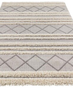 Design Vloerkleed Safi - crème/grijs - overzicht schuin, thumbnail Design Vloerkleed Safi - crème/grijs - overzicht schuin, thumbnail