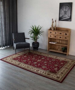 Design perzisch tapijt Royalty - rood/crème - sfeer, thumbnail
