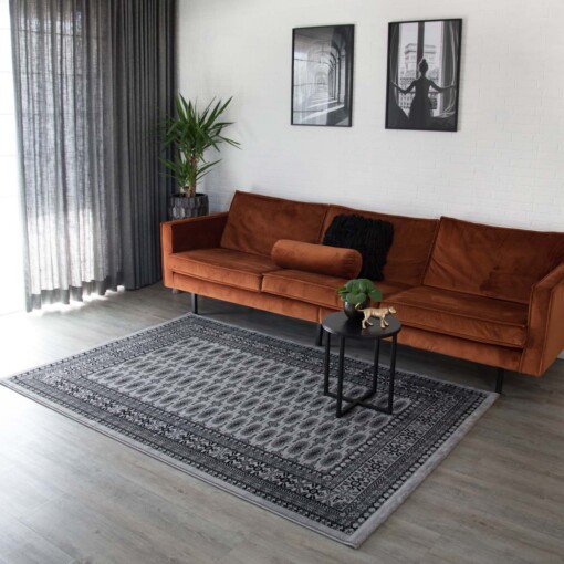 Design perzisch tapijt Royalty - Oud klassiek grijs - sfeer