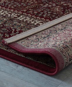 Design perzisch tapijt Royalty - Perzisch rood - close up vouw