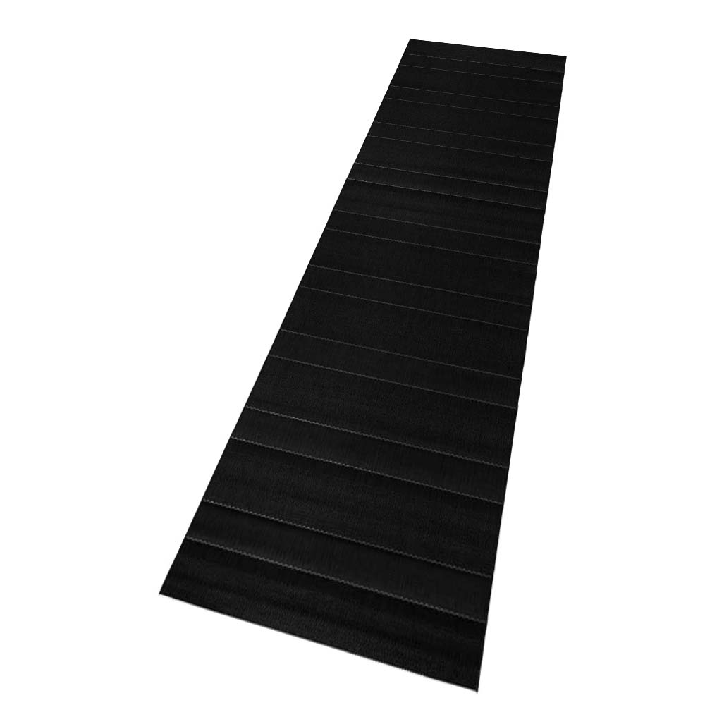 Kapper Verdeel belasting Balkon tapijt Sunshine - zwart | Tapeso