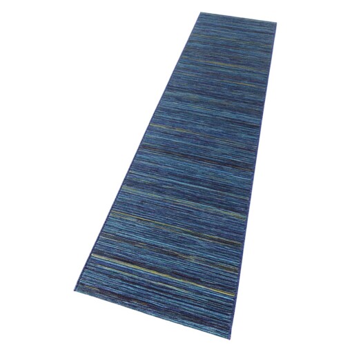 Loper binnen & buiten Lotus - blauw - overzicht schuin