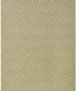 Binnen & buiten vloerkleed ruiten Karo - groen/crème - overzicht schuin, thumbnail Binnen & buiten vloerkleed ruiten Karo - groen/crème - overzicht schuin, thumbnail