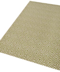 Binnen & buiten vloerkleed ruiten Karo - groen/crème - overzicht schuin, thumbnail Binnen & buiten vloerkleed ruiten Karo - groen/crème - overzicht schuin, thumbnail