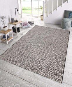 Binnen & buiten vloerkleed Coin - zwart - sfeer, thumbnail Binnen & buiten vloerkleed Coin - zwart - sfeer, thumbnail