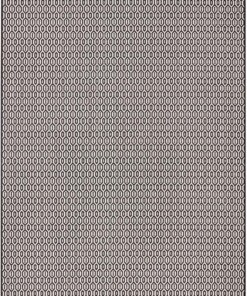 Binnen & buiten vloerkleed Coin - zwart - overzicht schuin, thumbnail Binnen & buiten vloerkleed Coin - zwart - overzicht schuin, thumbnail