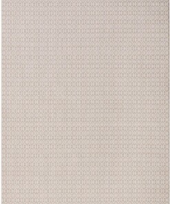 Binnen & buiten vloerkleed Coin - grijs - overzicht schuin, thumbnail