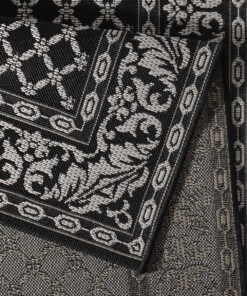 Buitenkleed Royal - zwart - close up, thumbnail Buitenkleed Royal - zwart - close up, thumbnail