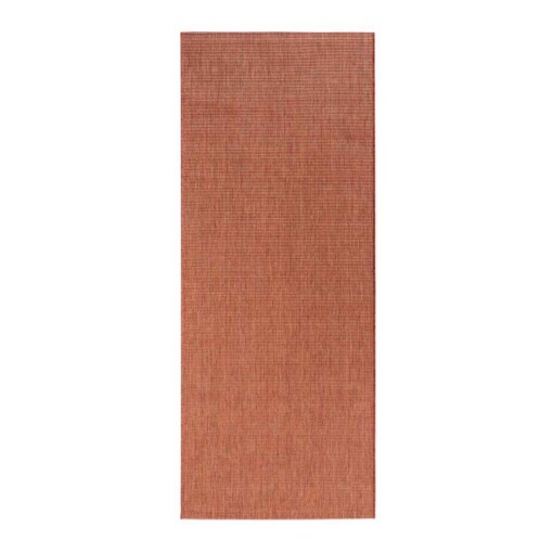 Balkonkleed effen Match - terracotta - overzicht boven