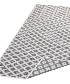 Loper binnen & buiten ruiten Nizza - grijs/crème - overzicht schuin, thumbnail