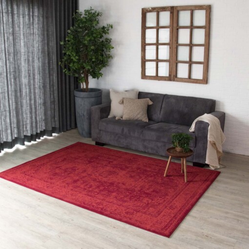 Vintage vloerkleed orbis Joy de Vivre - rood - sfeer